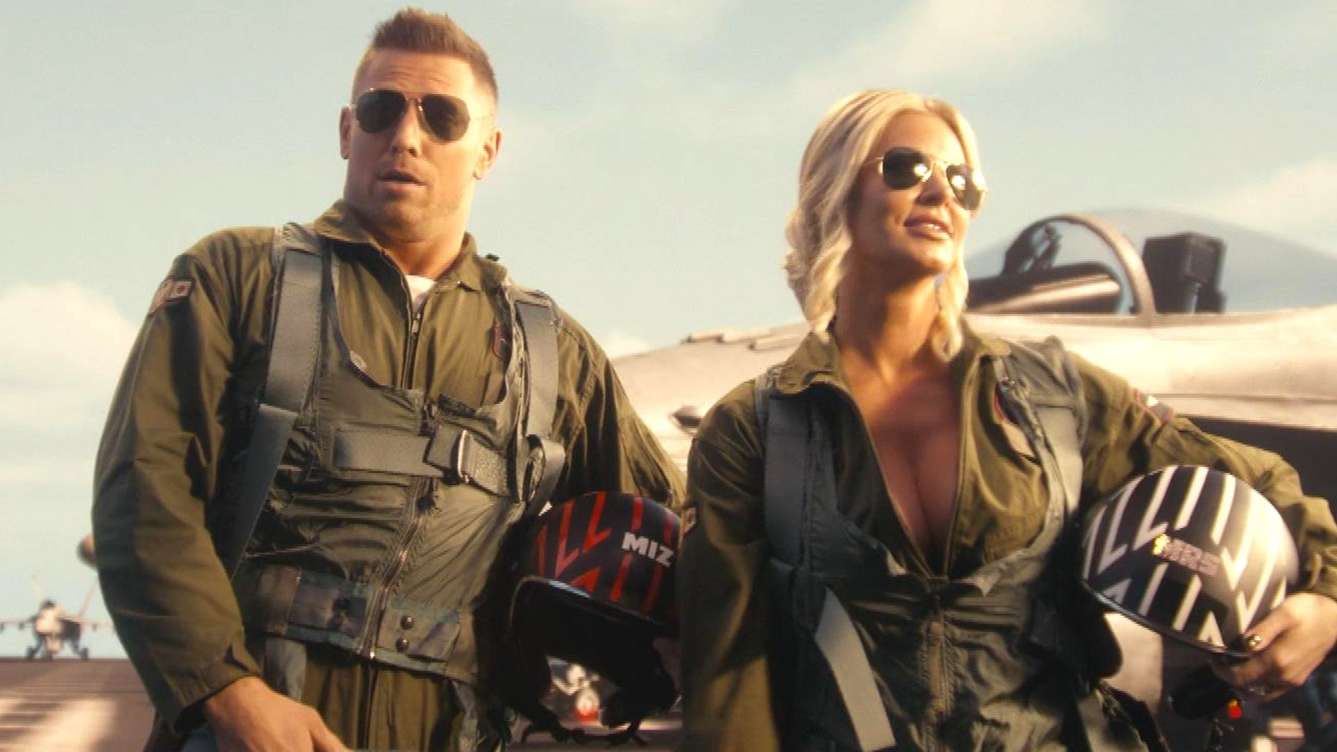 'The Miz & Maryse' Spoof 'Top Gun' in New WrestleMania Promo (Exclusive)