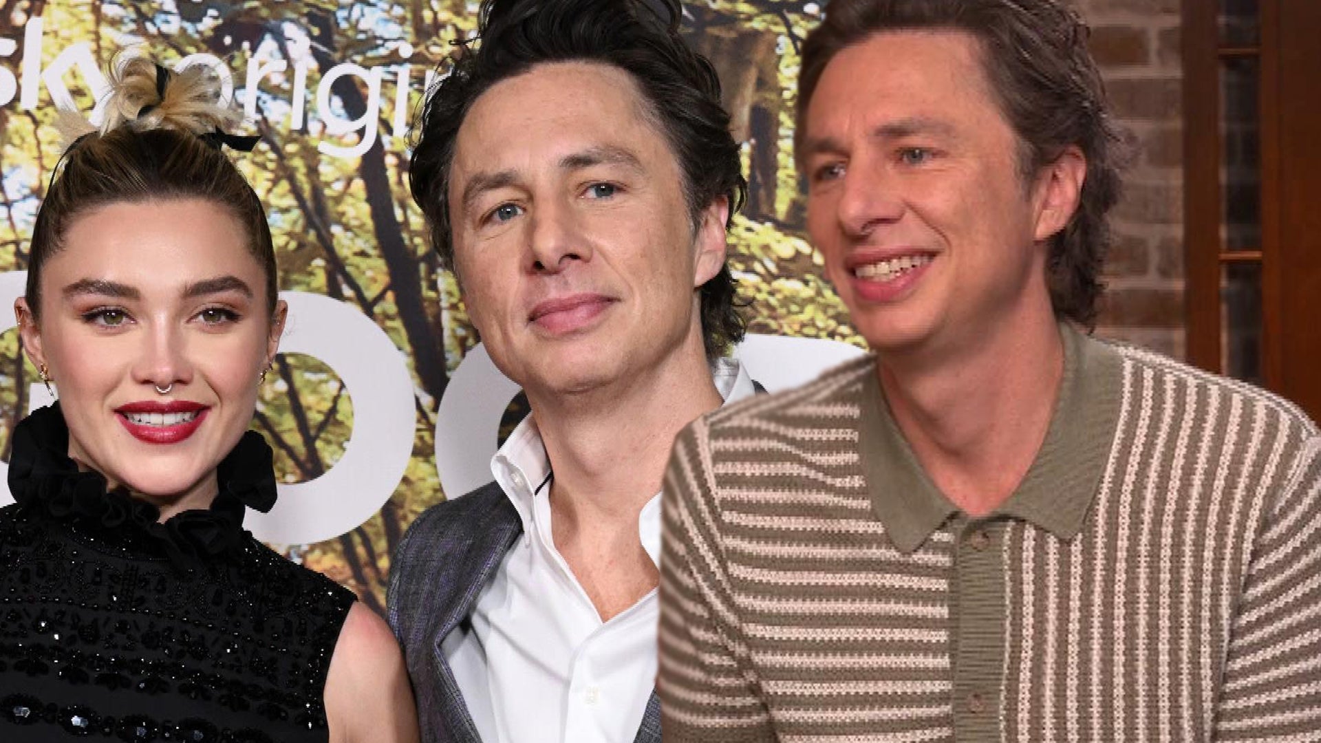 Zach Braff Gushes Over Ex Florence Pugh and Explains Wanting to Write a Film for Her (Exclusive)