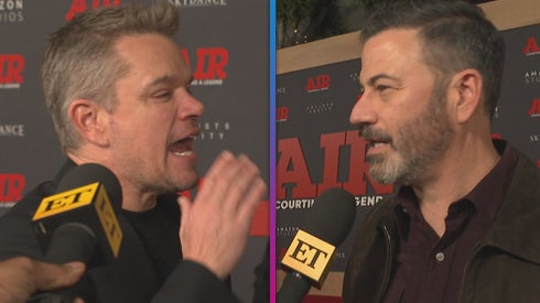 Jimmy Kimmel and Matt Damon Taunt Each Other at ‘Air’ Premiere (Exclusive) 