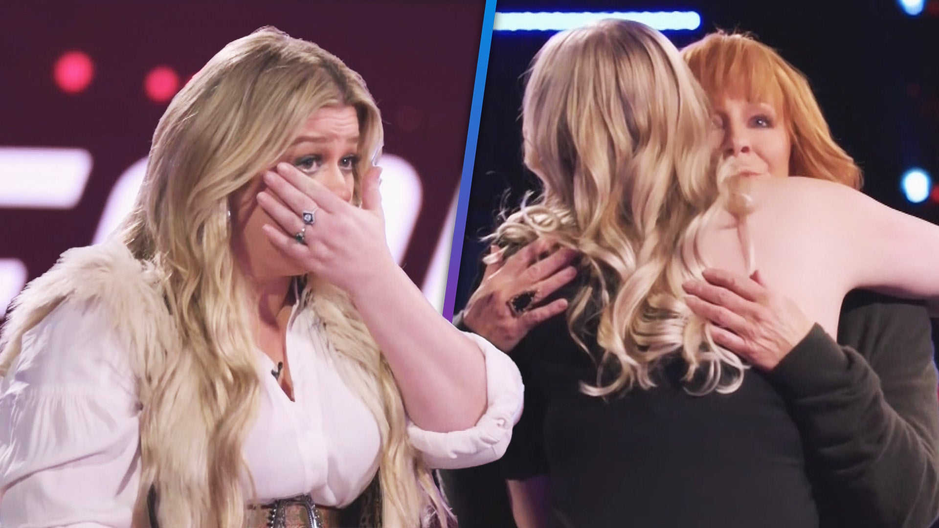 The Voice': Kelly Clarkson and Reba McEntire Tear Up in Emotional Rehearsals