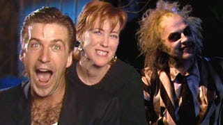 'Beetlejuice': Catherine O'Hara Crashes Alec Baldwin's On-Set Interview (Flashback) 