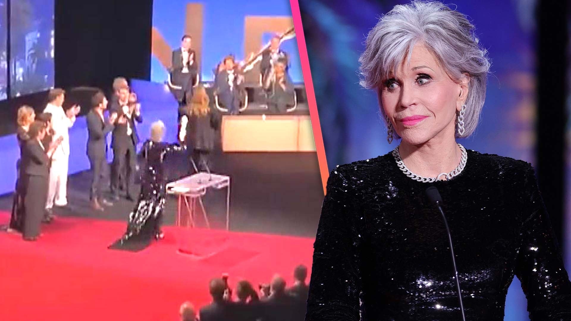 Jane Fonda Throws Palme d'Or Scroll at Director at the Cannes Film Festival 