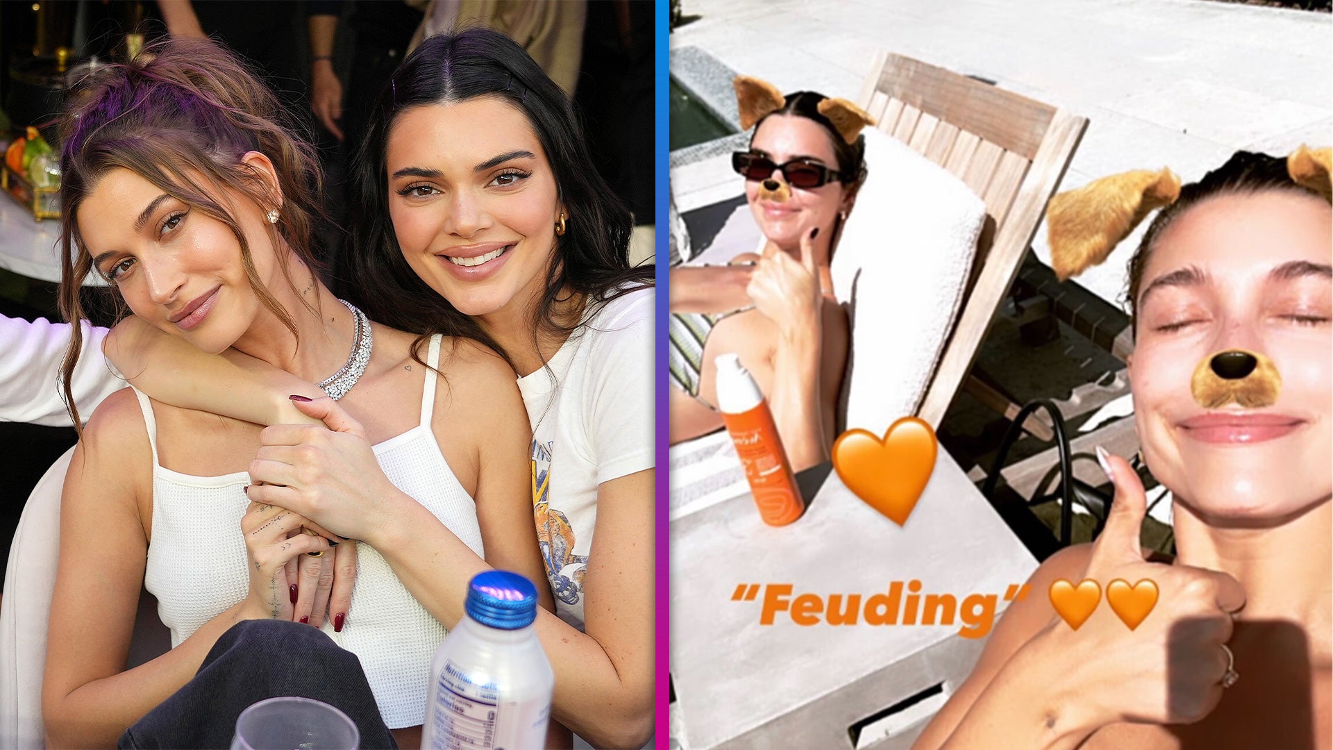 Hailey Bieber and Kendall Jenner Deny Rumors They’re Feuding