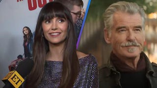 Nina Dobrev Pokes Fun at Pierce Brosnan Playing Her On-Screen ‘Daddy’ (Exclusive)