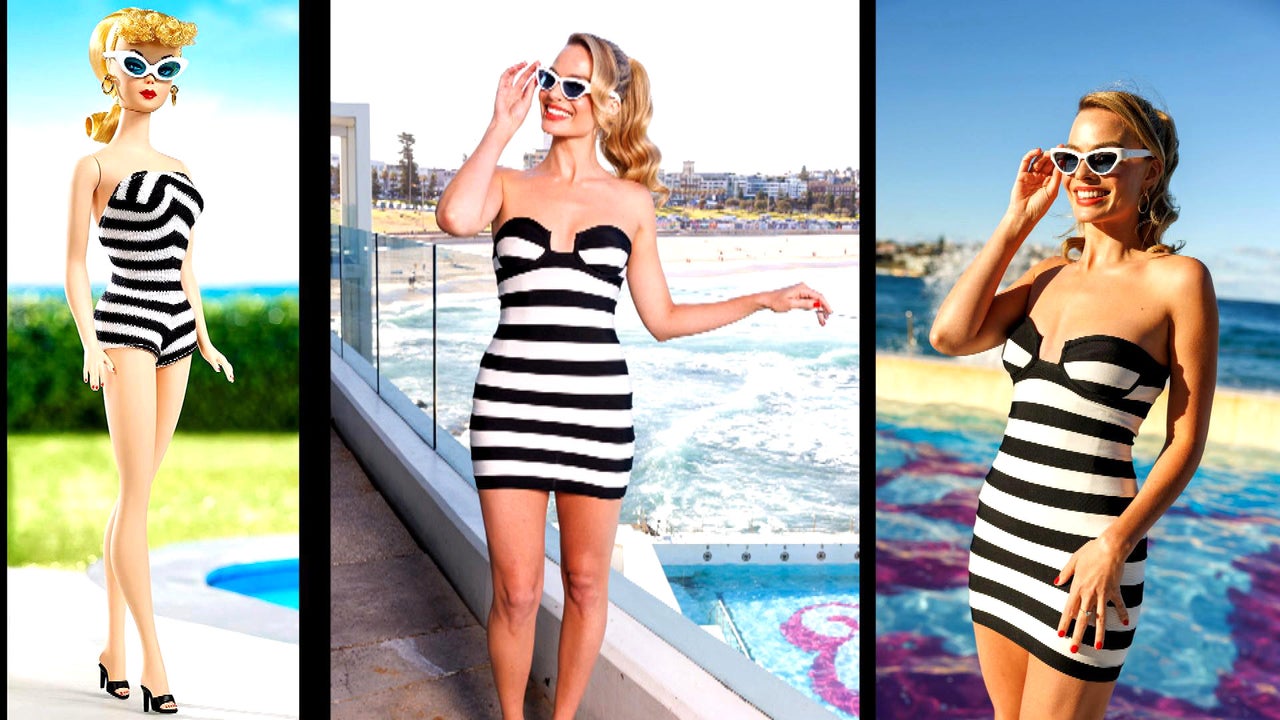 Margot Robbie Recreates Barbie’s Original Outfit for the ‘Barbie’ Sydney Premiere