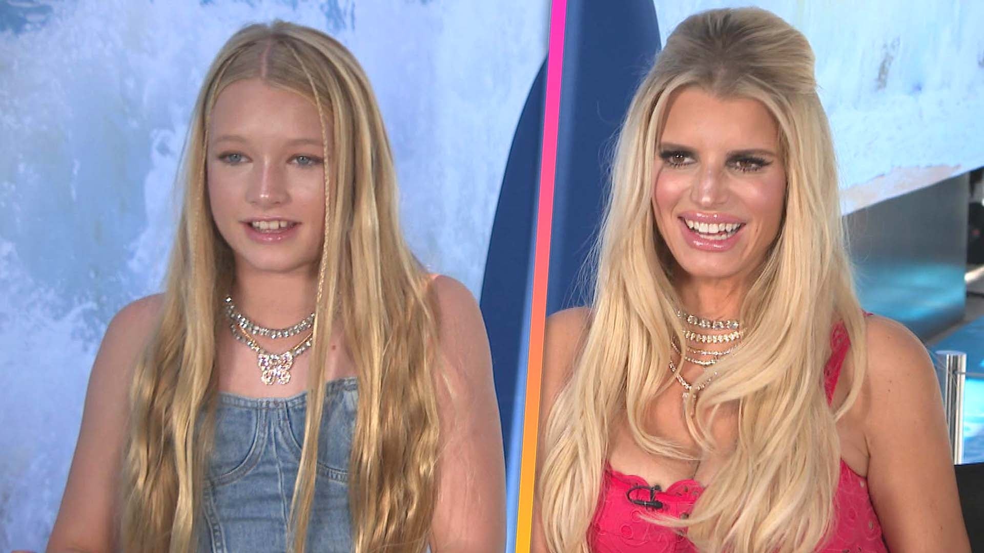 Jessica Simpson's Daughter Crashes Her Interview as She Shuts Down