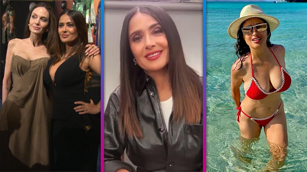 Salma Hayek on Her ‘Growing’ Friendship With Angelina Jolie and Viral Bikini Pics! (Exclusive)