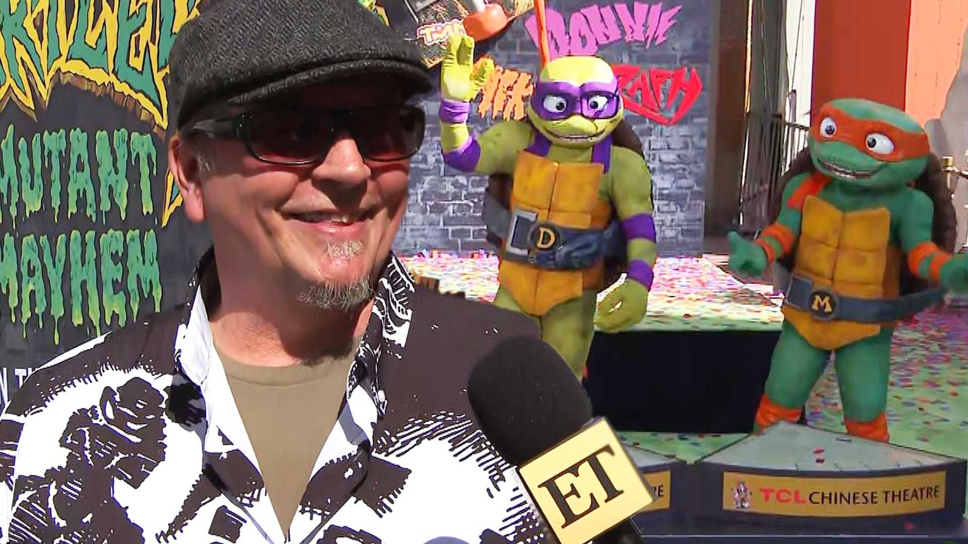 Teenage Mutant Ninja Turtles Cement Their Names in Hollywood (Exclusive)