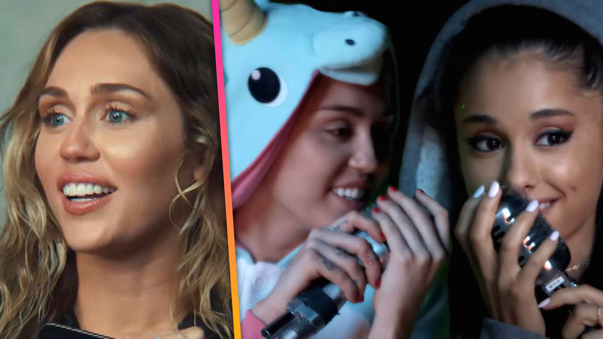 Miley Cyrus Says Ariana Grande Was 'Scared' by Their Flirty Duet in Viral Performance