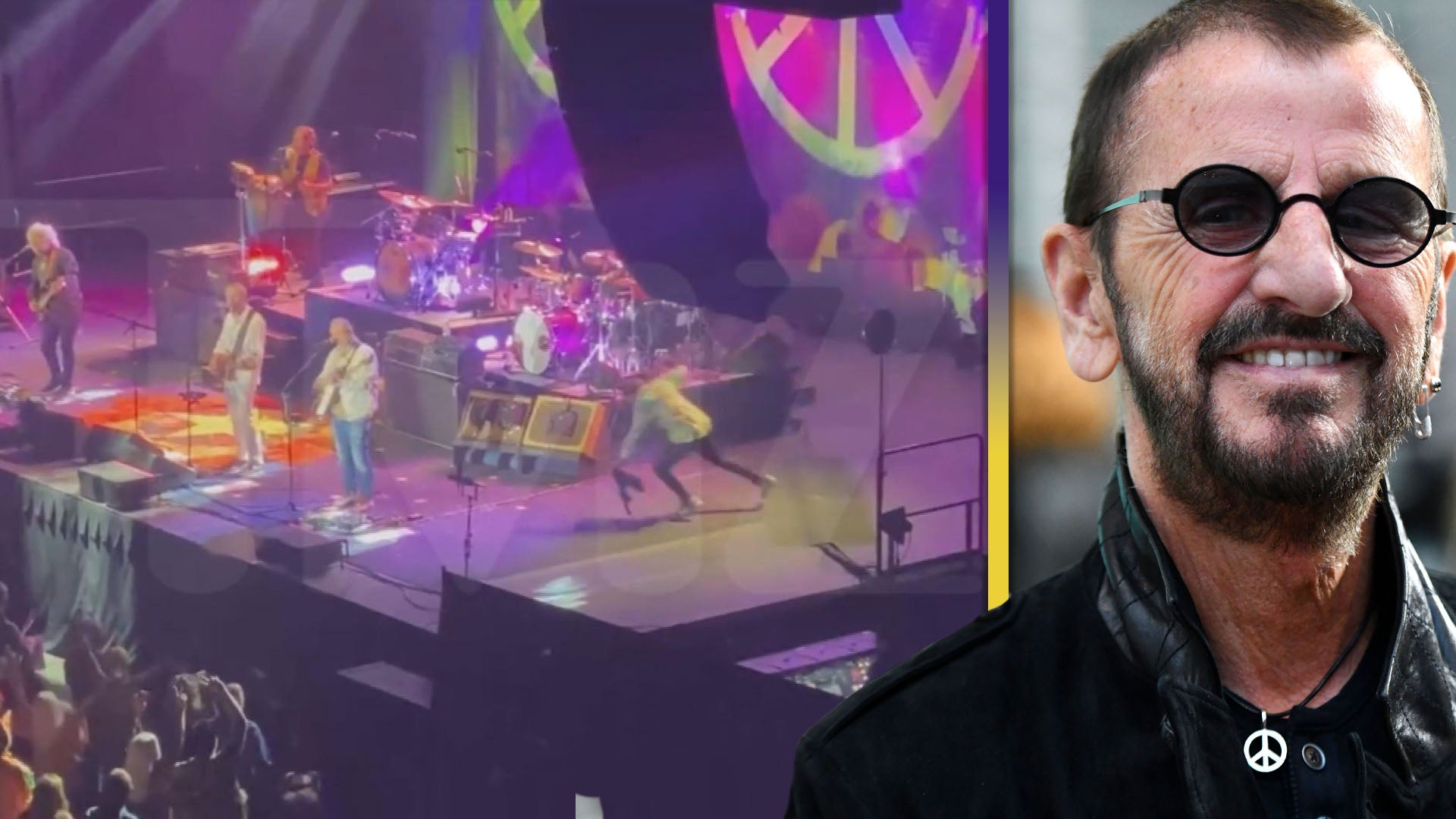 Ringo Starr Falls on Stage During New Mexico Concert