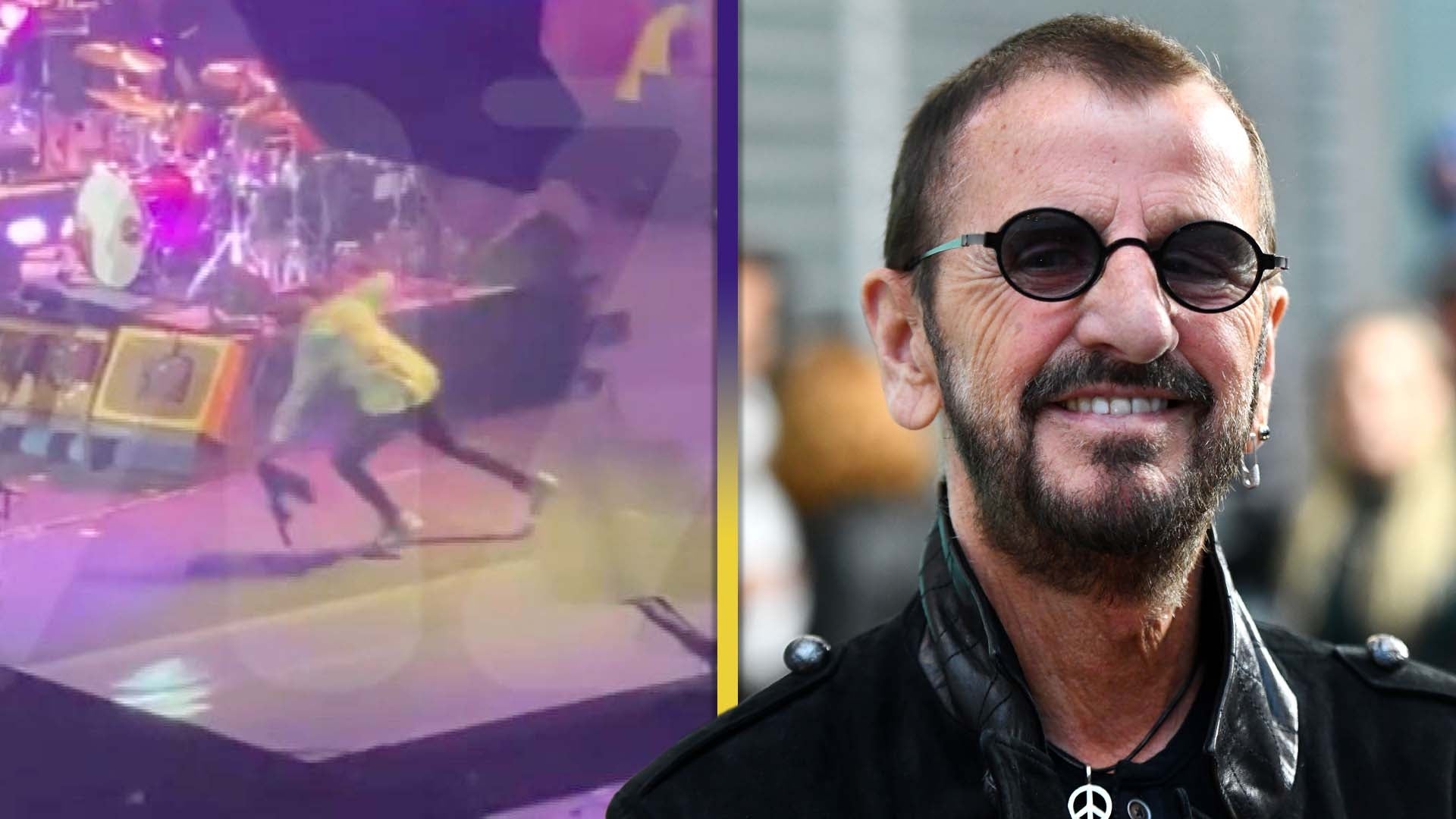 Ringo Starr Falls on Stage During New Mexico Concert