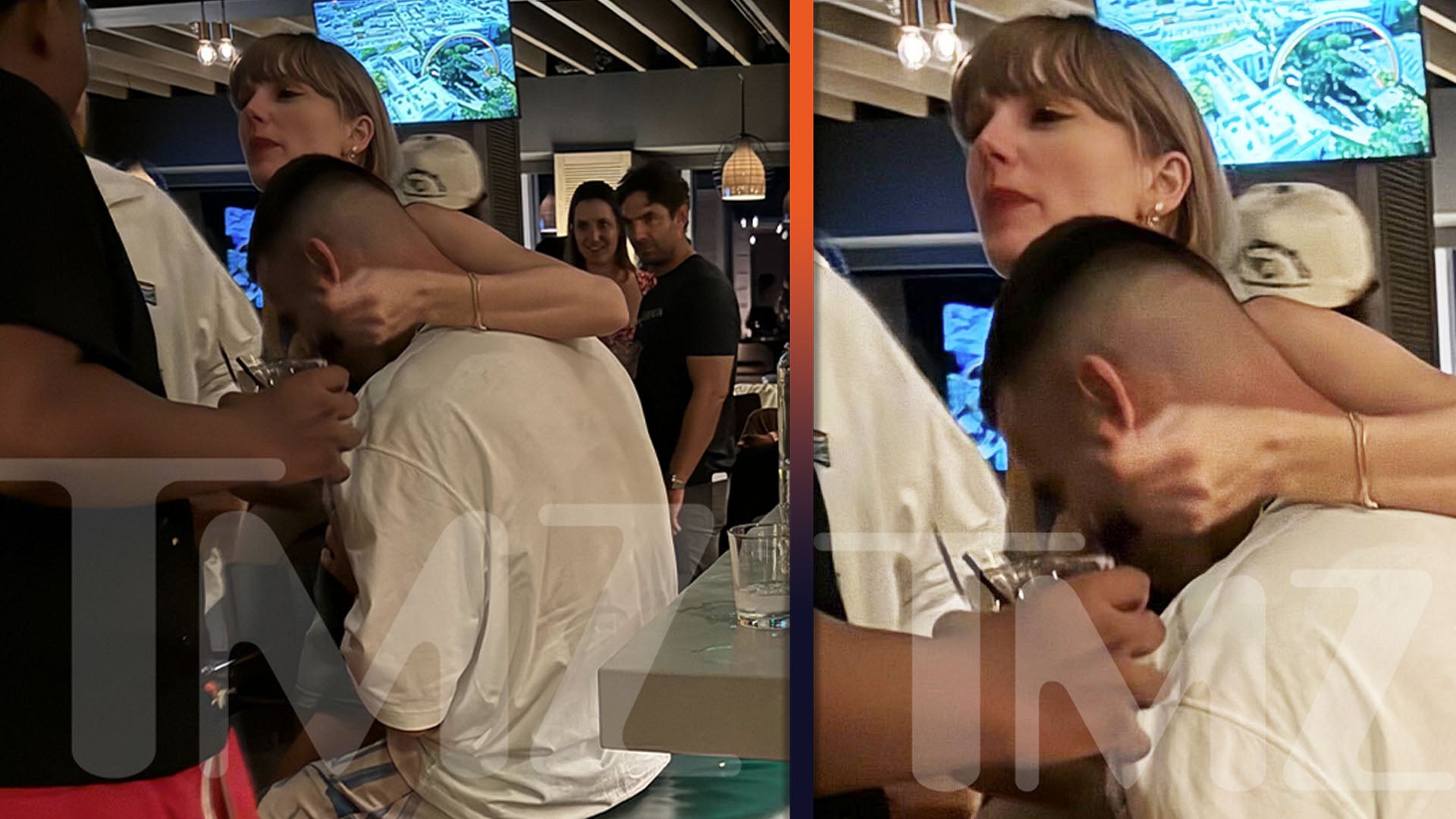 Taylor Swift and Travis Kelce Spotted Showing PDA at Chiefs Game After-Party