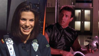 'Demolition Man' Turns 30: Watch Sandra Bullock Laugh Over Sci-Fi Sex Scene With Sylvester Stallone