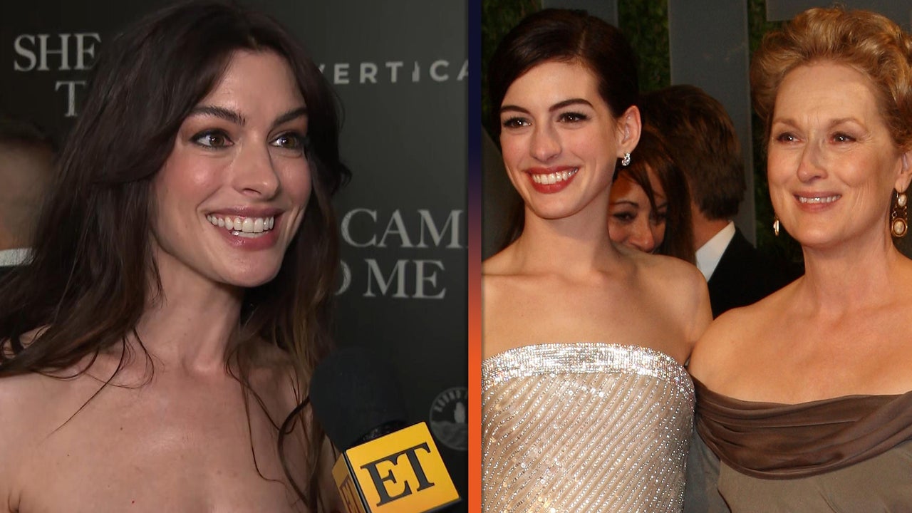 Anne Hathaway Reacts to Meryl Streep Reunion and If She’d Do Another Project With Her (Exclusive)