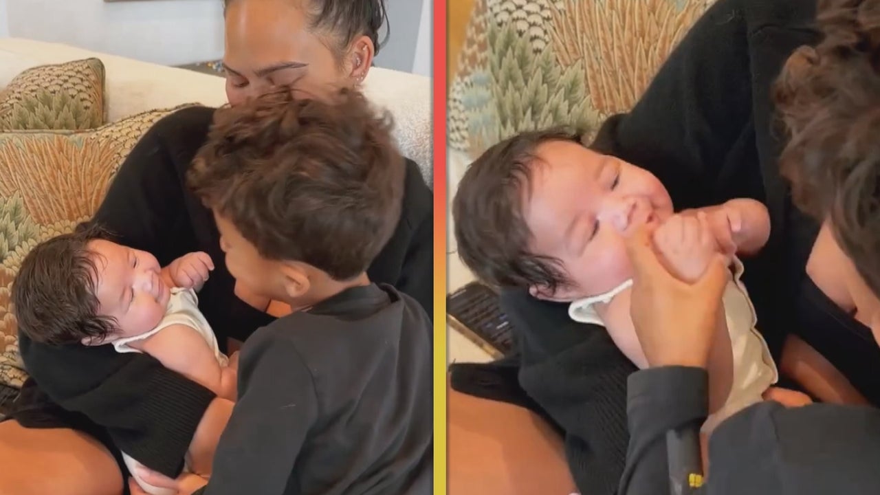 Chrissy Teigen and John Legend’s Eldest Son Miles Sweetly Sings to Newborn Brother Wren