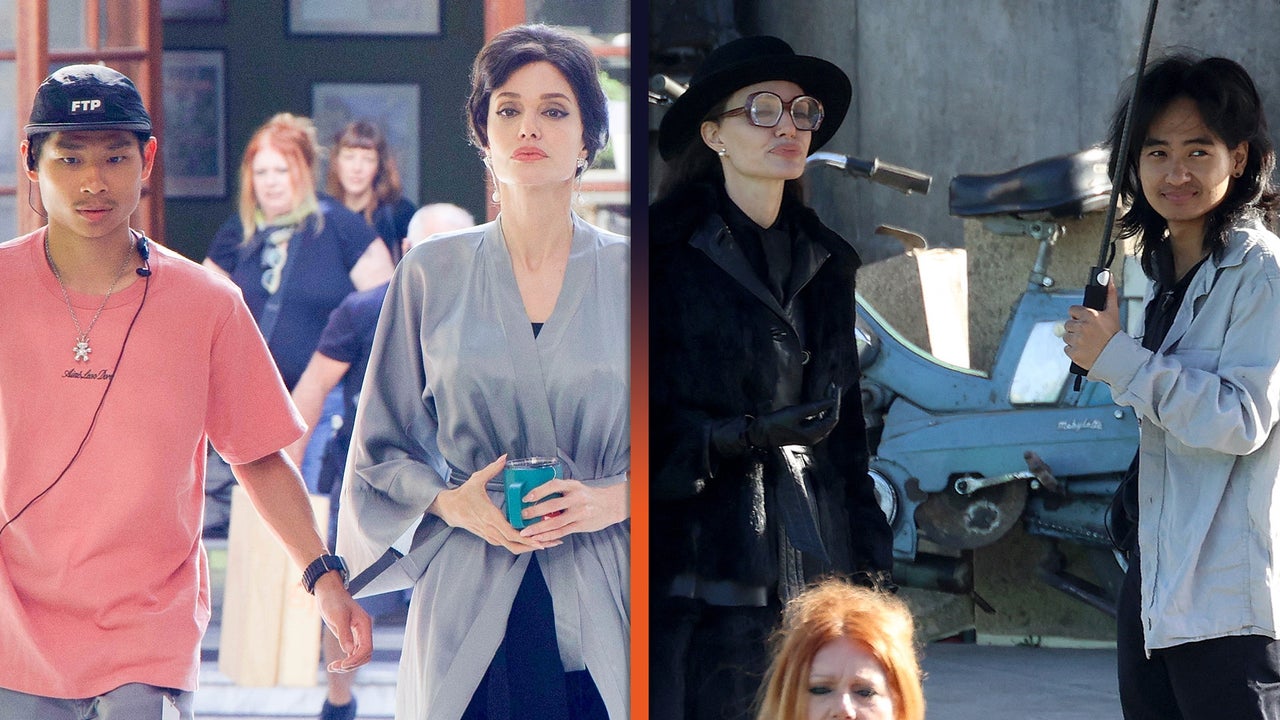 Angelina Jolie’s Sons Maddox and Pax Hard at Work on Mom’s Movie Set