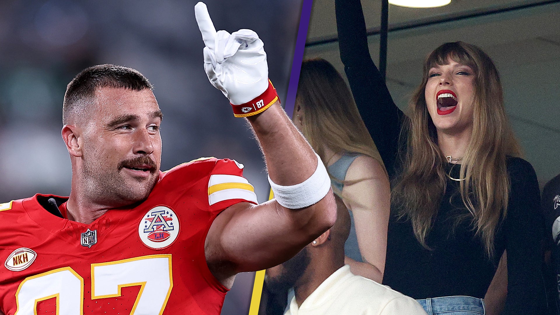 Taylor Swift Supports Travis Kelce at the Kansas City Chiefs vs. Jets Game  
