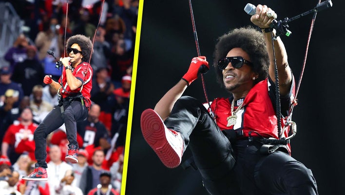 Watch Ludacris Rappel From Stadium Ceiling While Rapping His Classic Hit  