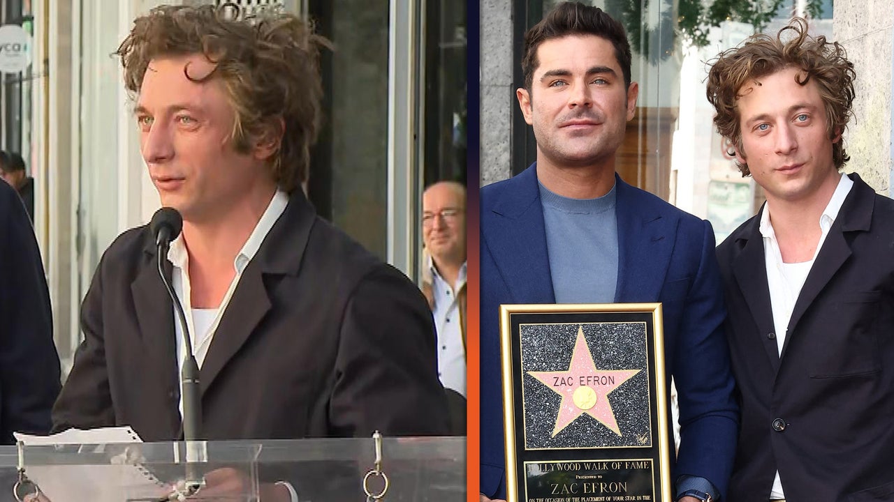 Jeremy Allen White Praises ‘Selfless Movie Star’ Zac Efron at Walk of Fame Ceremony