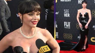 Christina Ricci Says She Had to ‘Lube Entire Body’ to Fit Into Latex Gown (Exclusive)