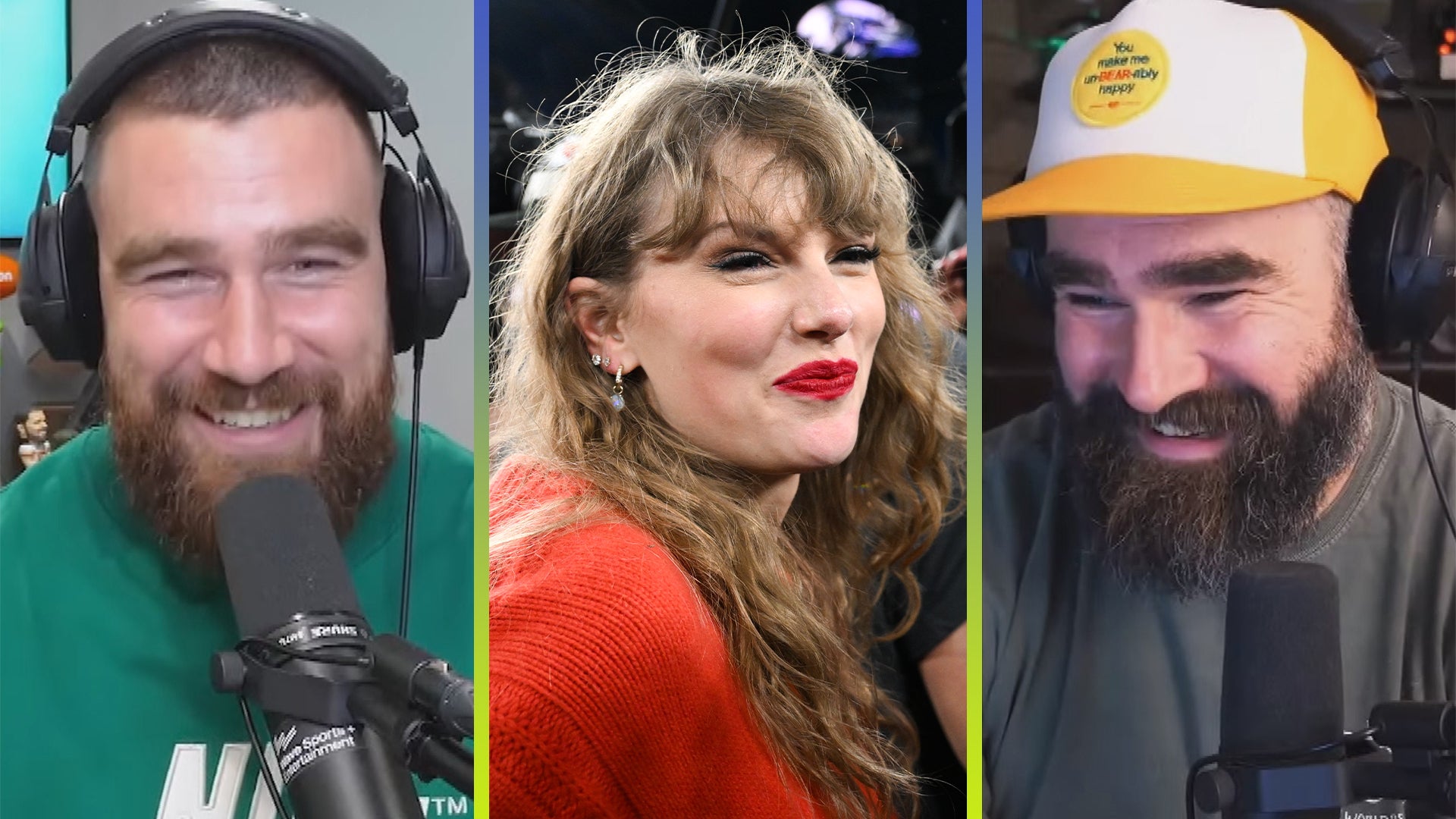 Travis and Jason Kelce Jokingly Shout Out Taylor Swift For 'Reaching the Super Bowl in Her Rookie Year'