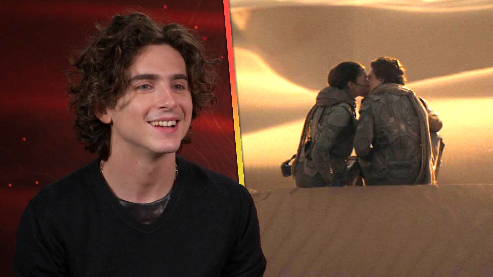 Why Timothée Chalamet Says it's 'Strange' Kissing Zendaya in 'Dune: Part Two' (Exclusive)