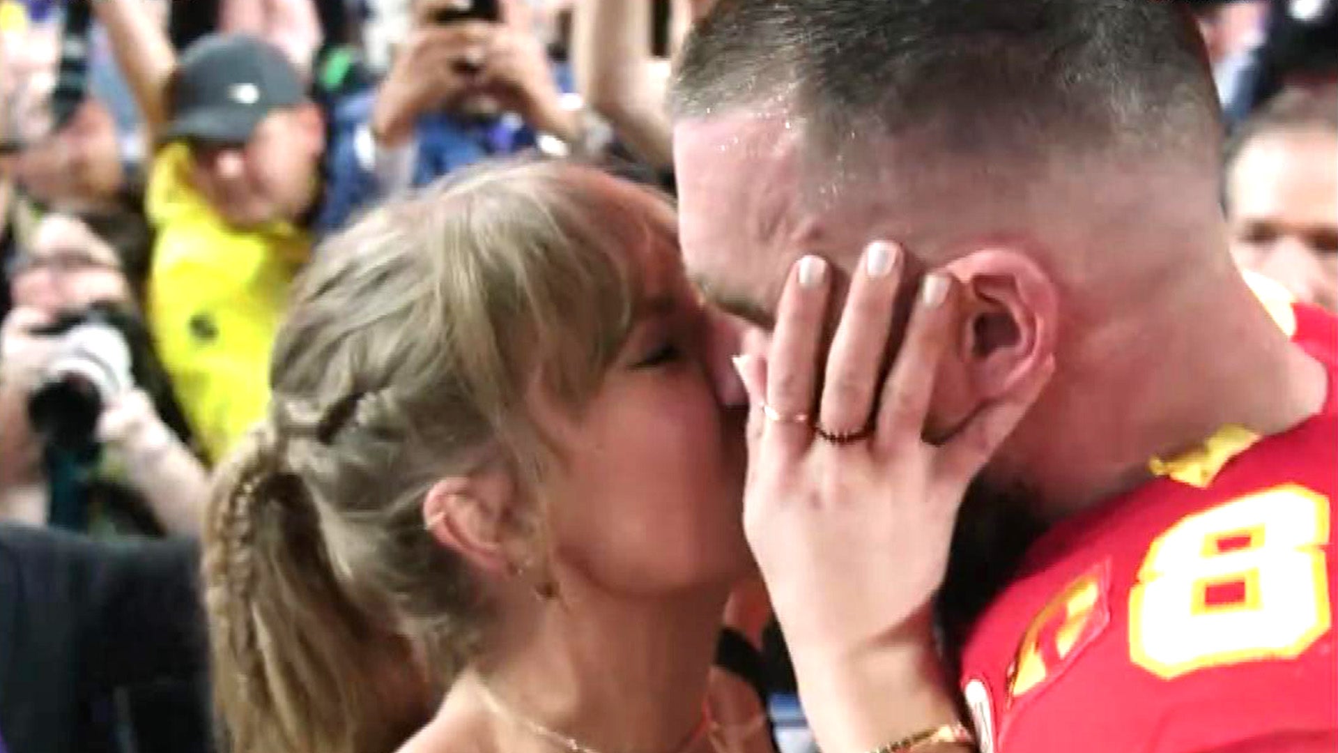 Hear Travis Kelce's Sweet Message to Taylor Swift After Super Bowl WIn