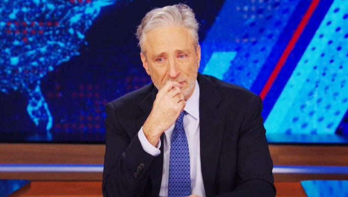 'The Daily Show's Jon Stewart Fights Tears On Air After Death of Family Dog