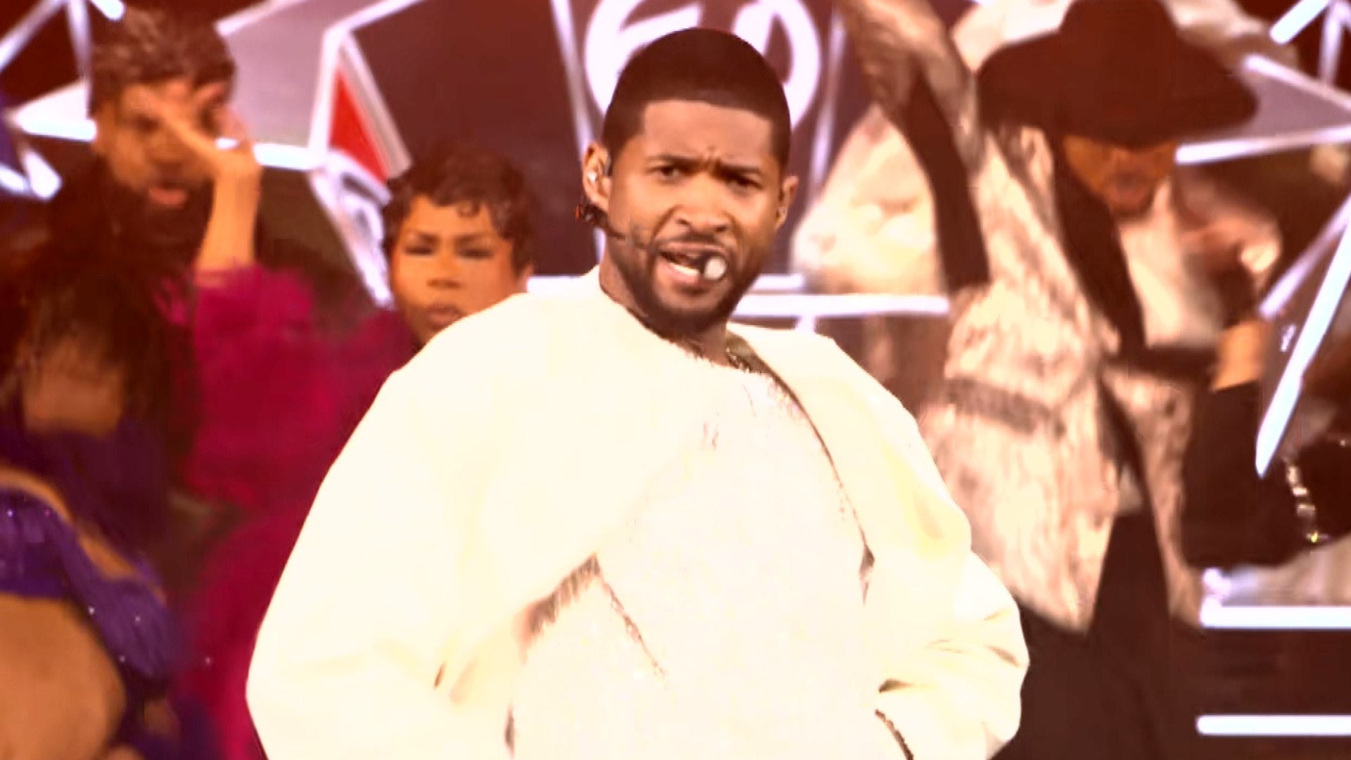 Usher Kicks Off Super Bowl Halftime Show With ‘Caught Up’ Performance