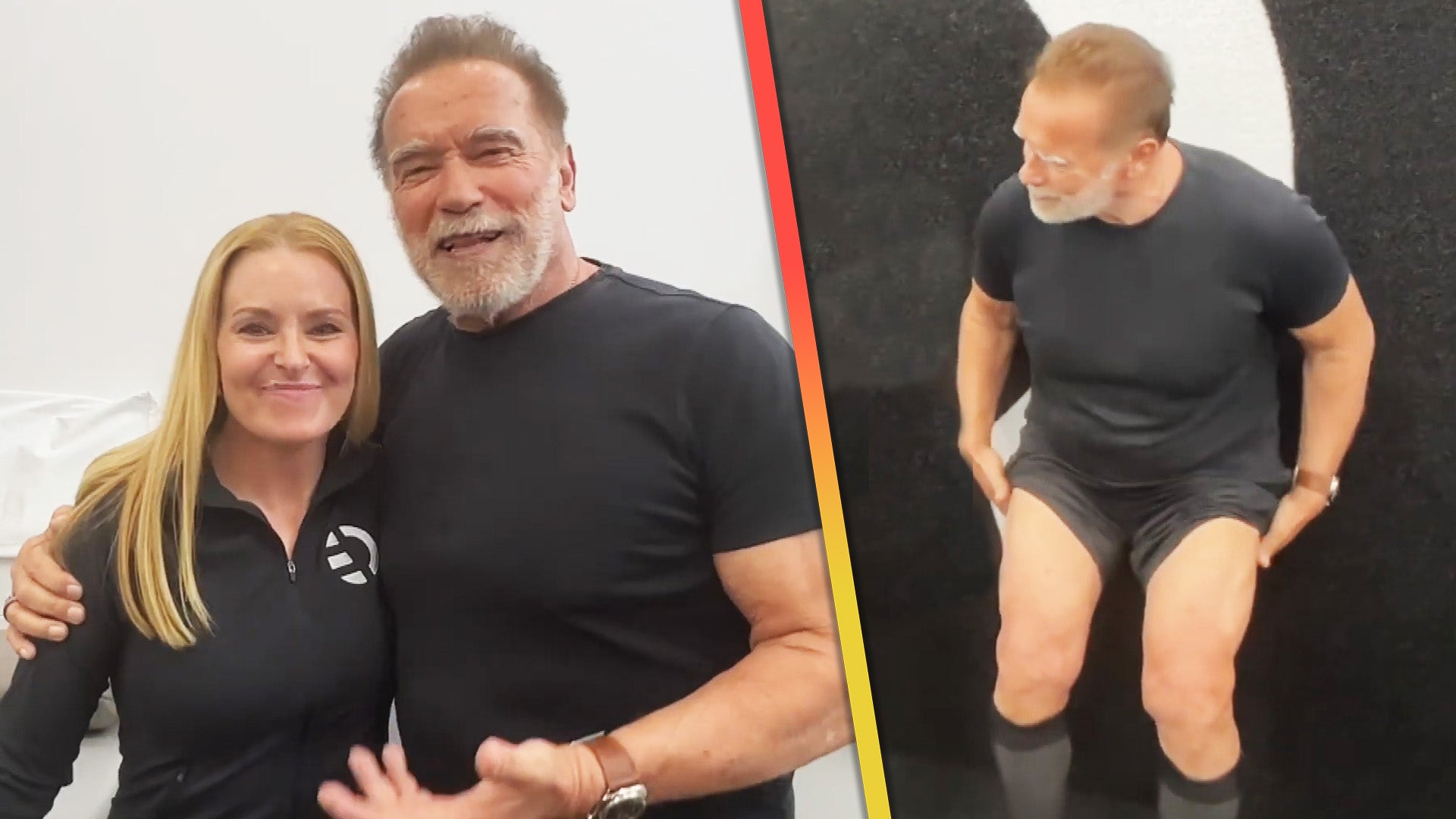 Arnold Schwarzenegger and Physical Therapist Girlfriend Share Their Fitness Routine