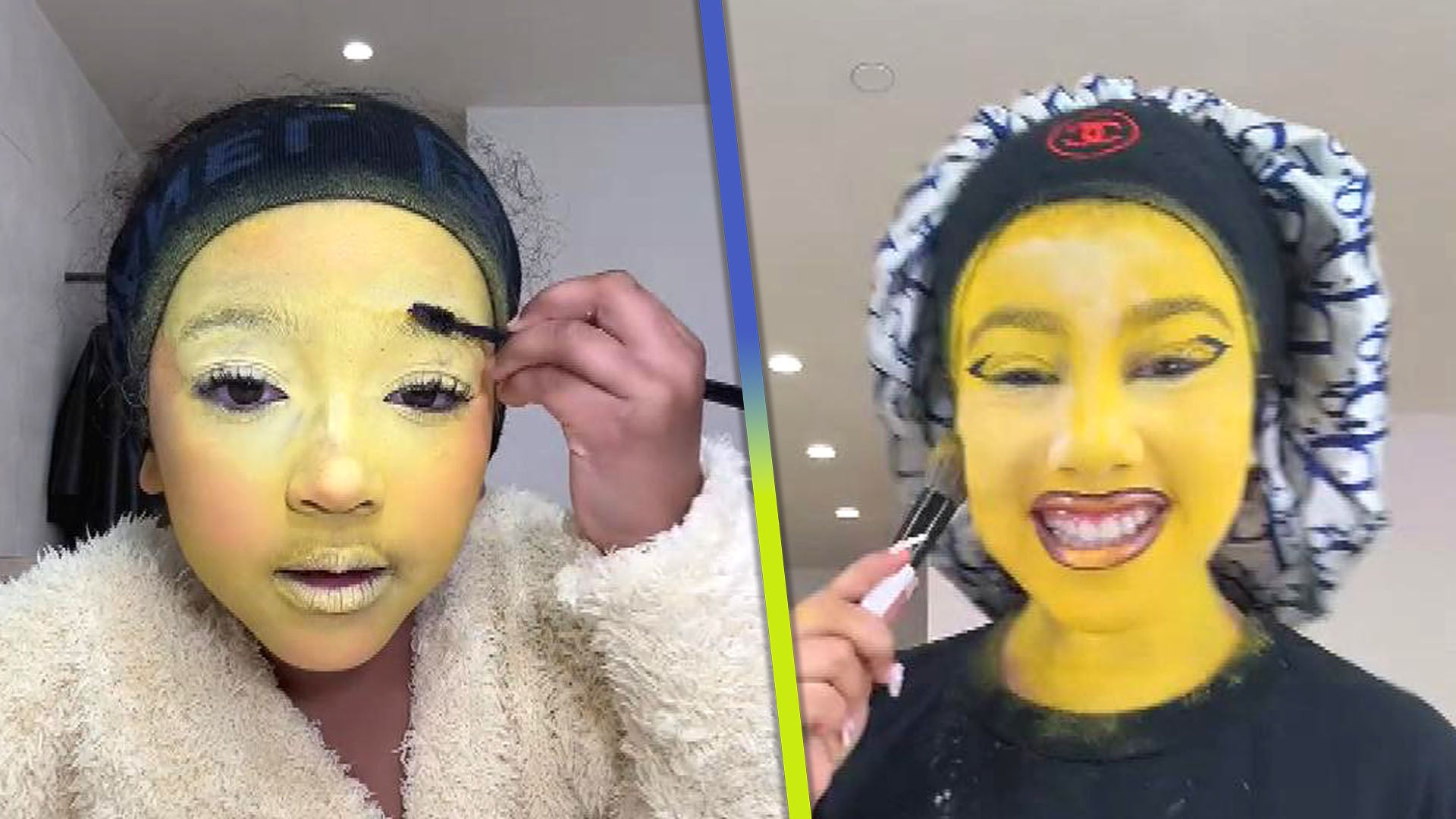 Chicago West Recreates Her Big Sister North's Wild Makeup Look