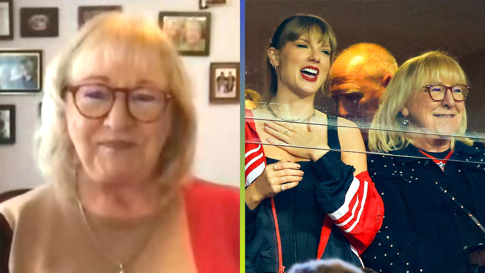 Travis Kelce's Mom Donna Says She's 'Got a Few' Selfies With Taylor Swift