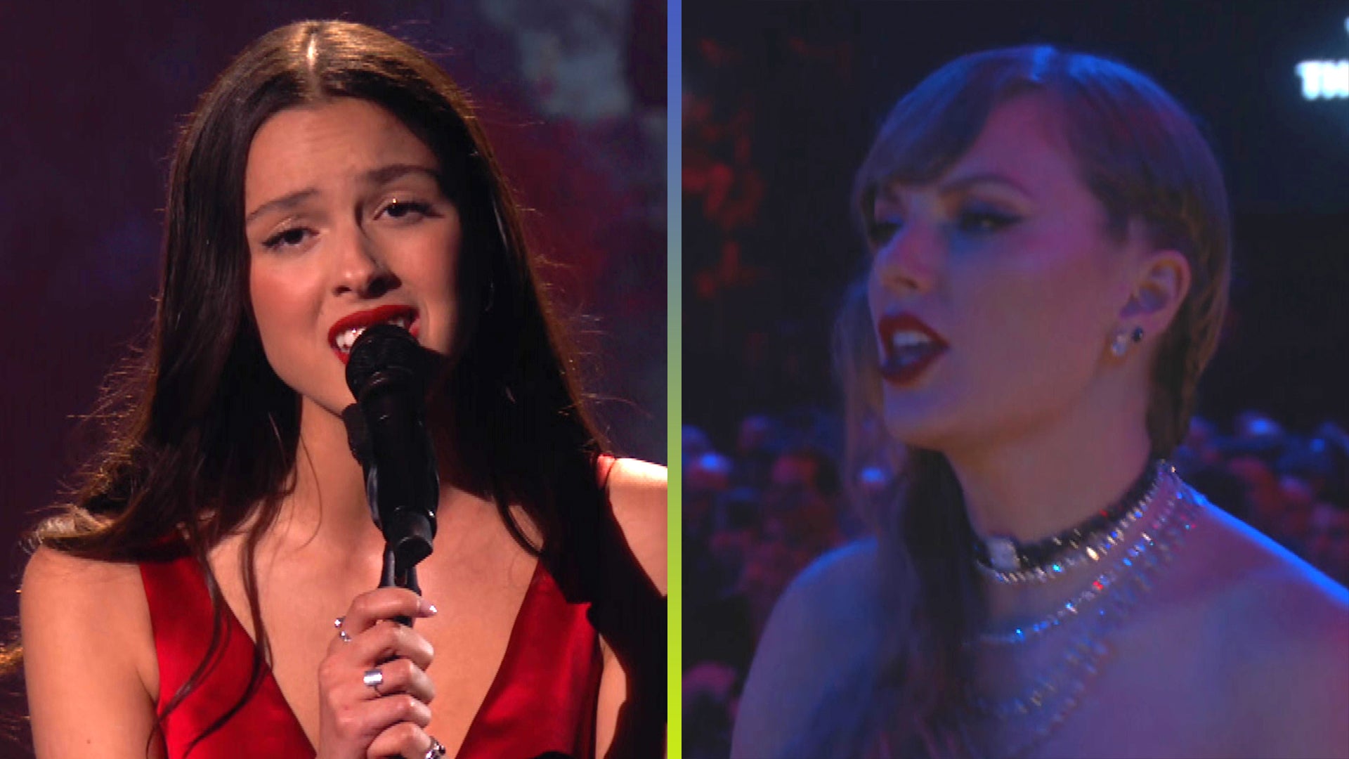 GRAMMYs: Watch Taylor Swift Jam Out to Olivia Rodrigo's 'Vampire' Performance