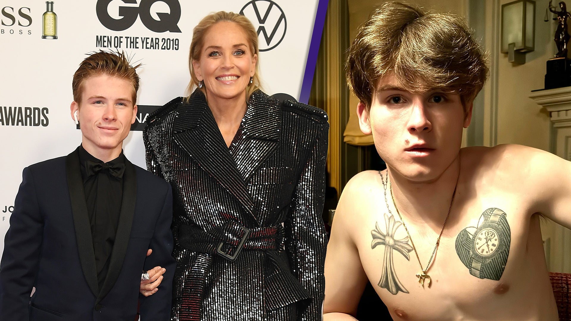 Sharon Stone Shares Rare Look at 23-Year-Old Son Roan
