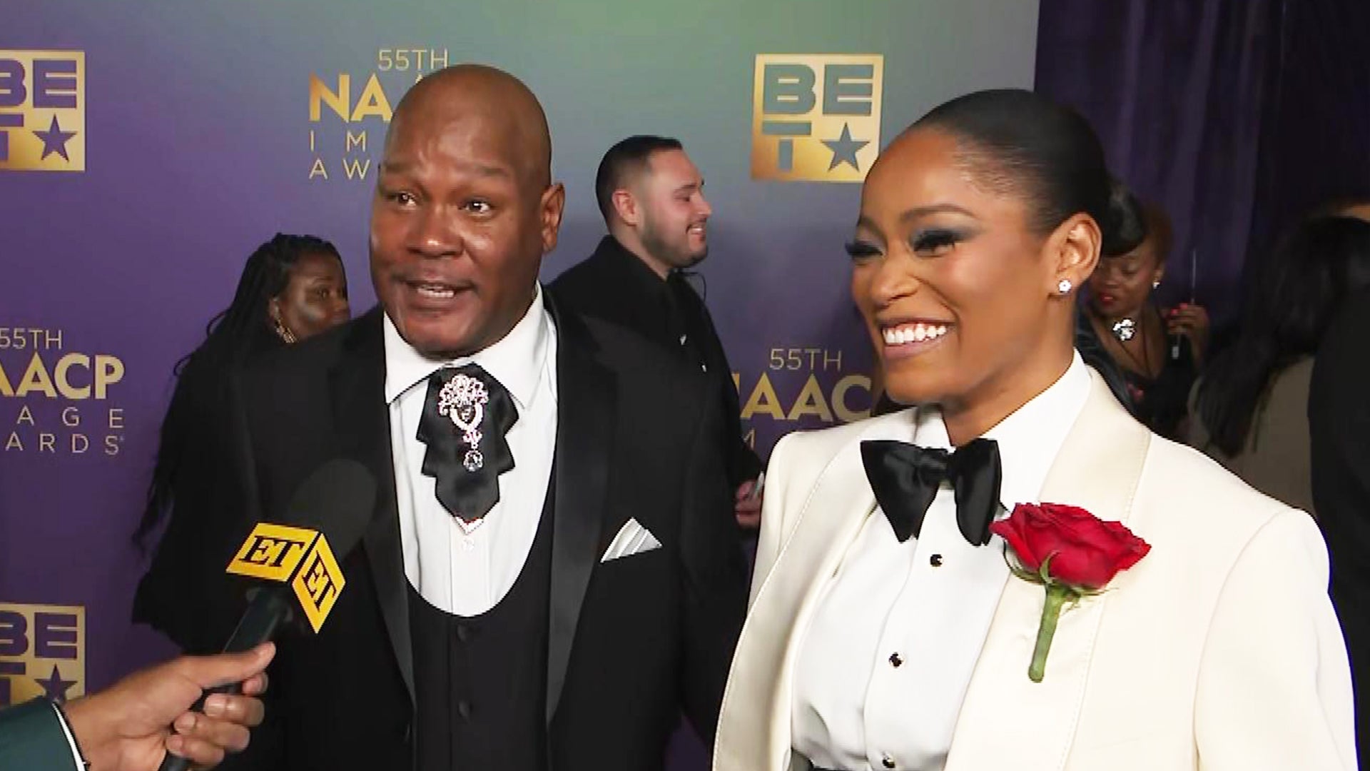 Watch Keke Palmer’s Dad Praise Her Success at the NAACP Image Awards (Exclusive)