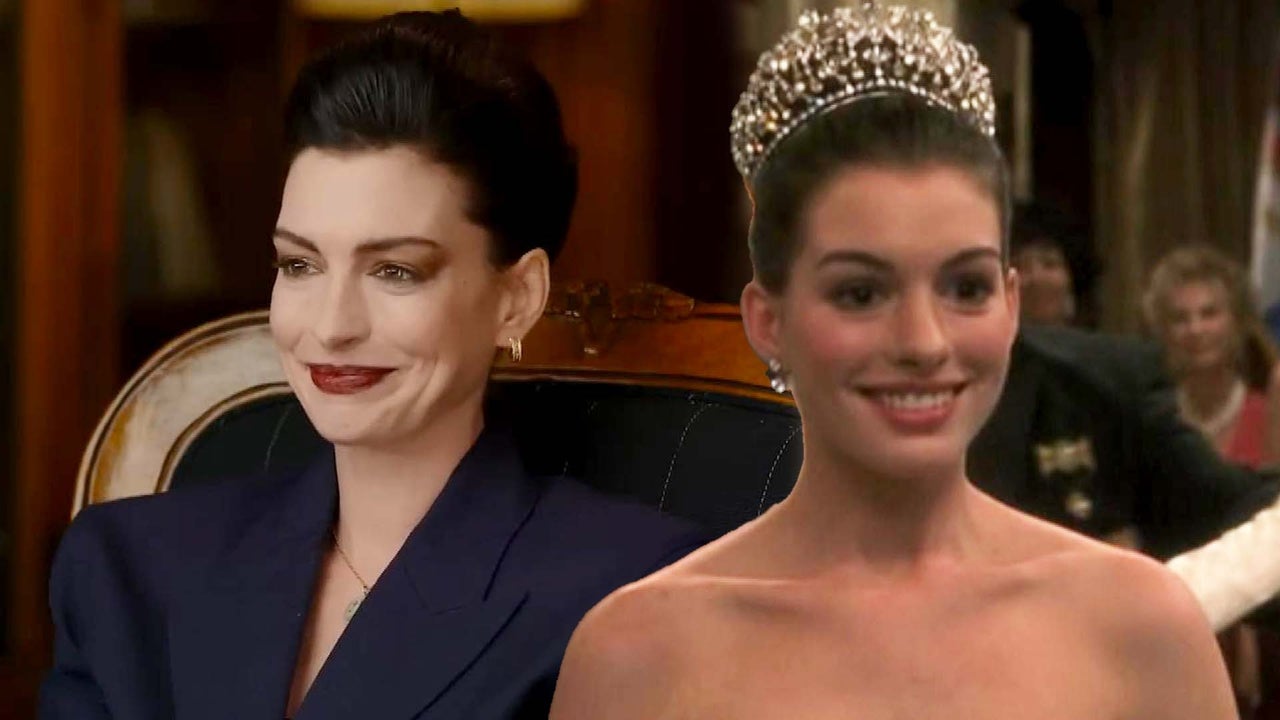 Anne Hathaway Tears Up Watching ‘The Princess Diaries’ for First Time in Decades