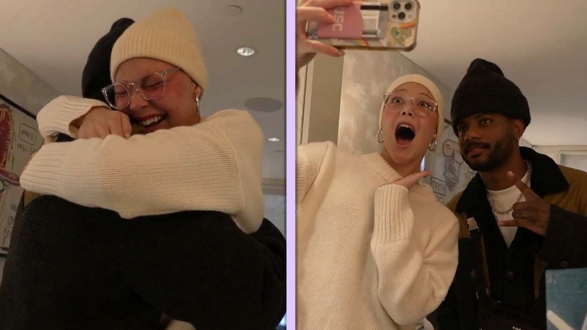 Isabella Strahan in Tears After Surprise Visit From Bryson Tiller Amid Cancer Battle