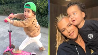 Khloé Kardashian Can't Get Over How 'Big' Son Tatum is Riding Scooter