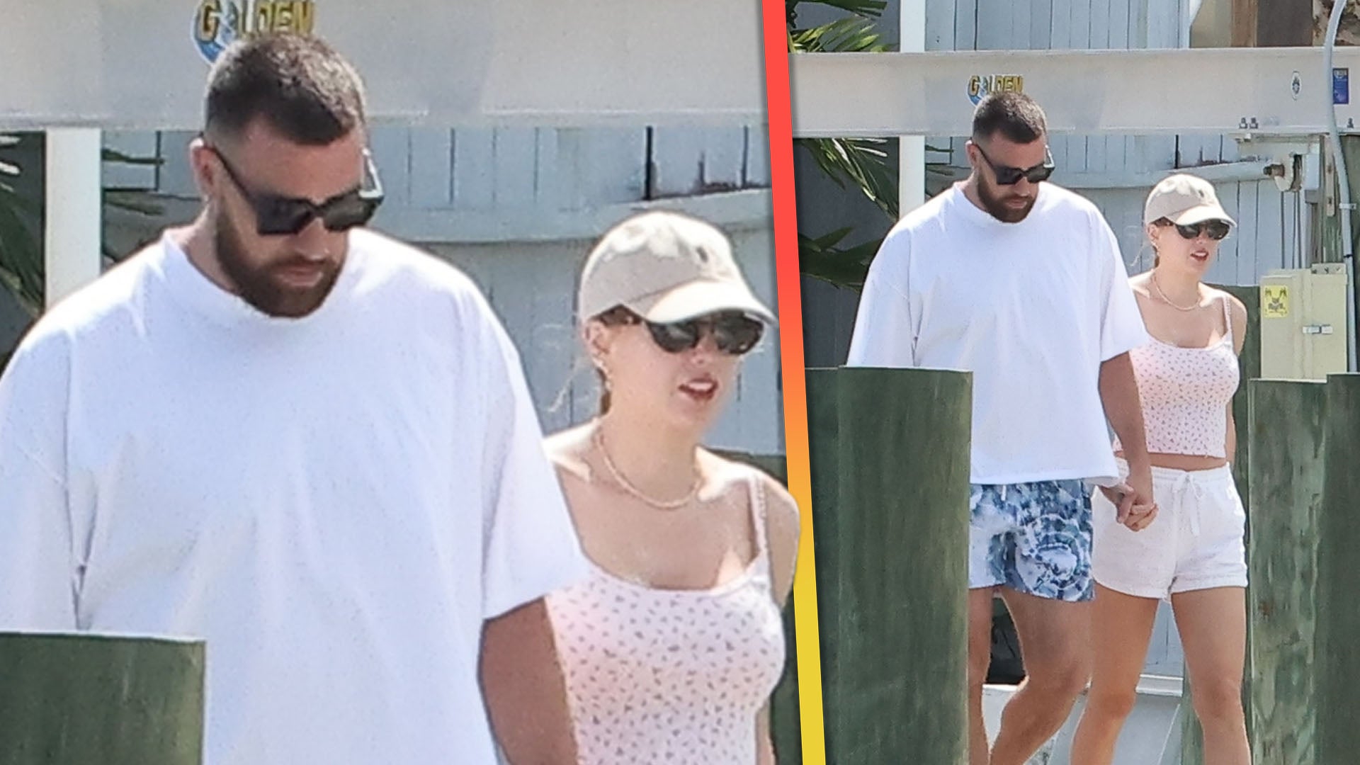 Taylor Swift et Travis Kelce se tiennent la main pendant les vacances aux Bahamas