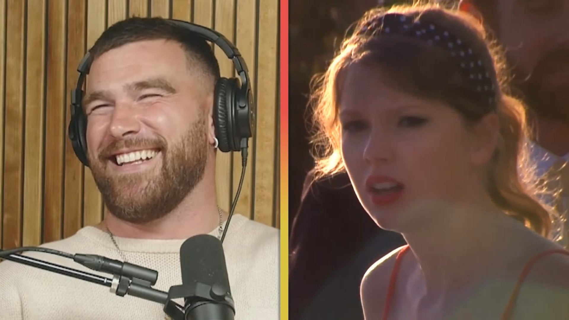 Travis Kelce reacts to the episode 