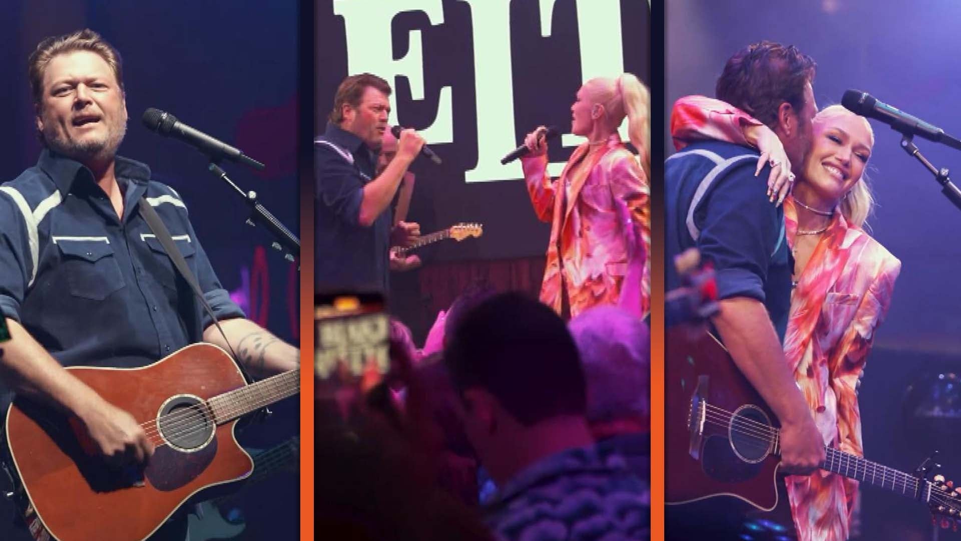 Watch Blake Shelton and Gwen Stefani perform a surprise concert at his Las Vegas bar!