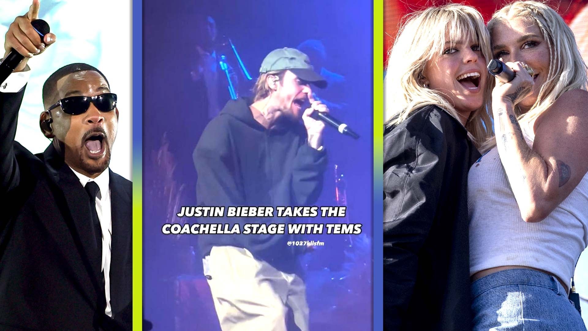 Watch Justin Bieber, Will Smith and Ke$ha Deliver Surprise Coachella Performances