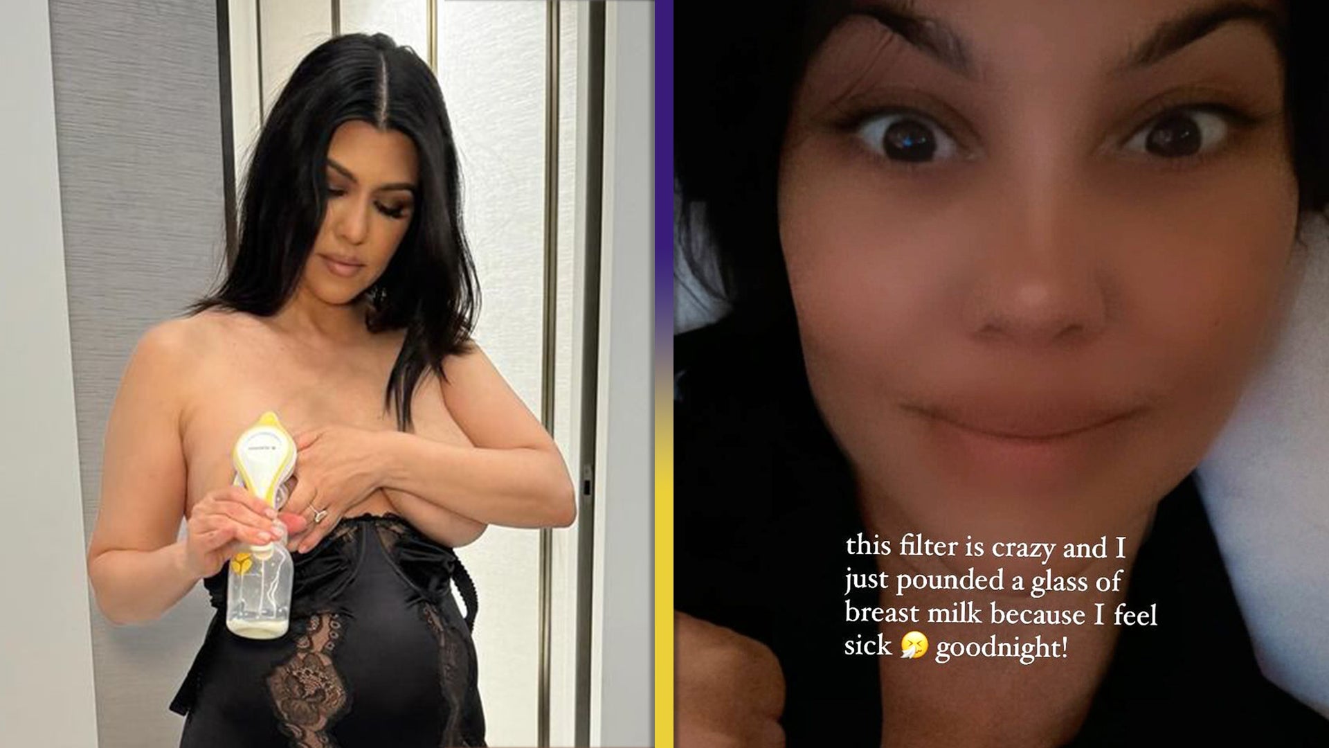 Kourtney Kardashian Says She Drinks Her Breast Milk When She's Sick!