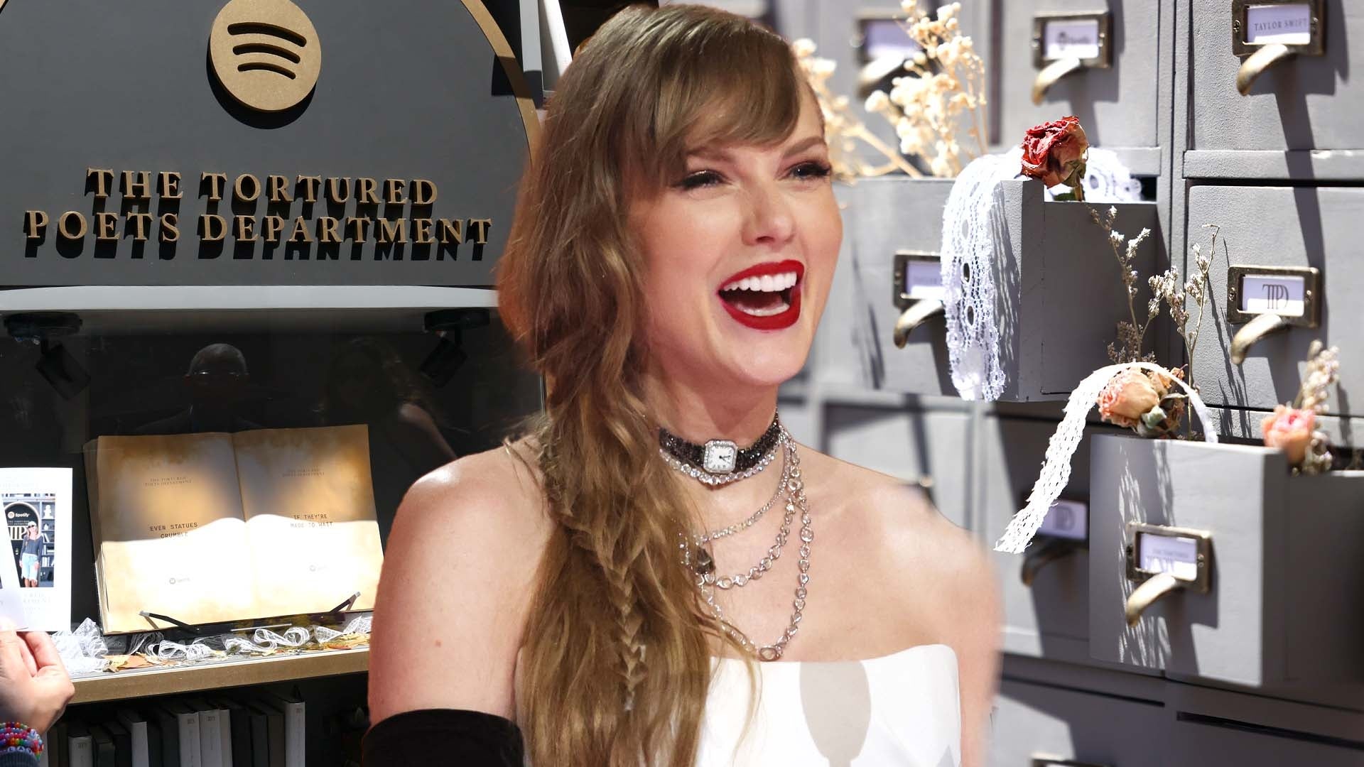 The 7 Biggest Clues Decoded From Taylor Swift's 'Department of Tortured Poets' Library