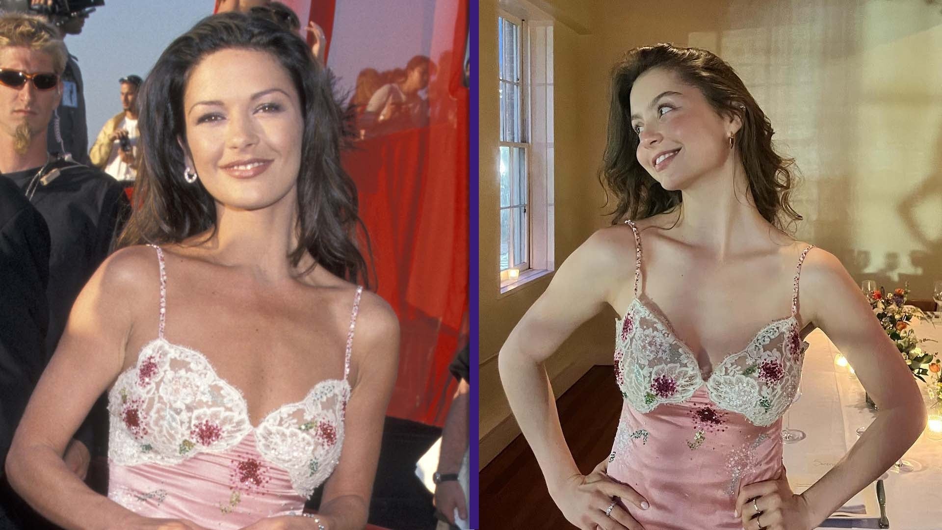 Catherine Zeta-Jones’ Daughter Carys Stuns as Her Mini-Me in Her Dress From the ‘90s