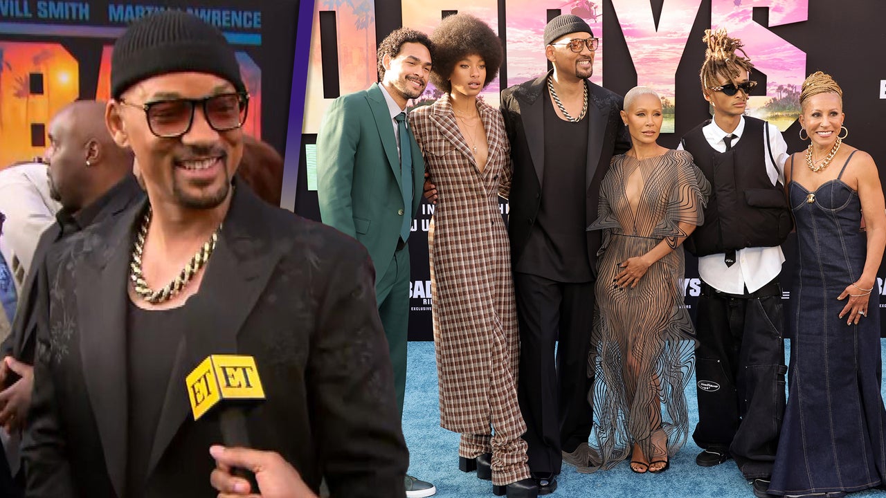 Will Smith Reacts to Jada Pinkett and Their Kids’ Support at ‘Bad Boys: Ride or Die’ Premiere