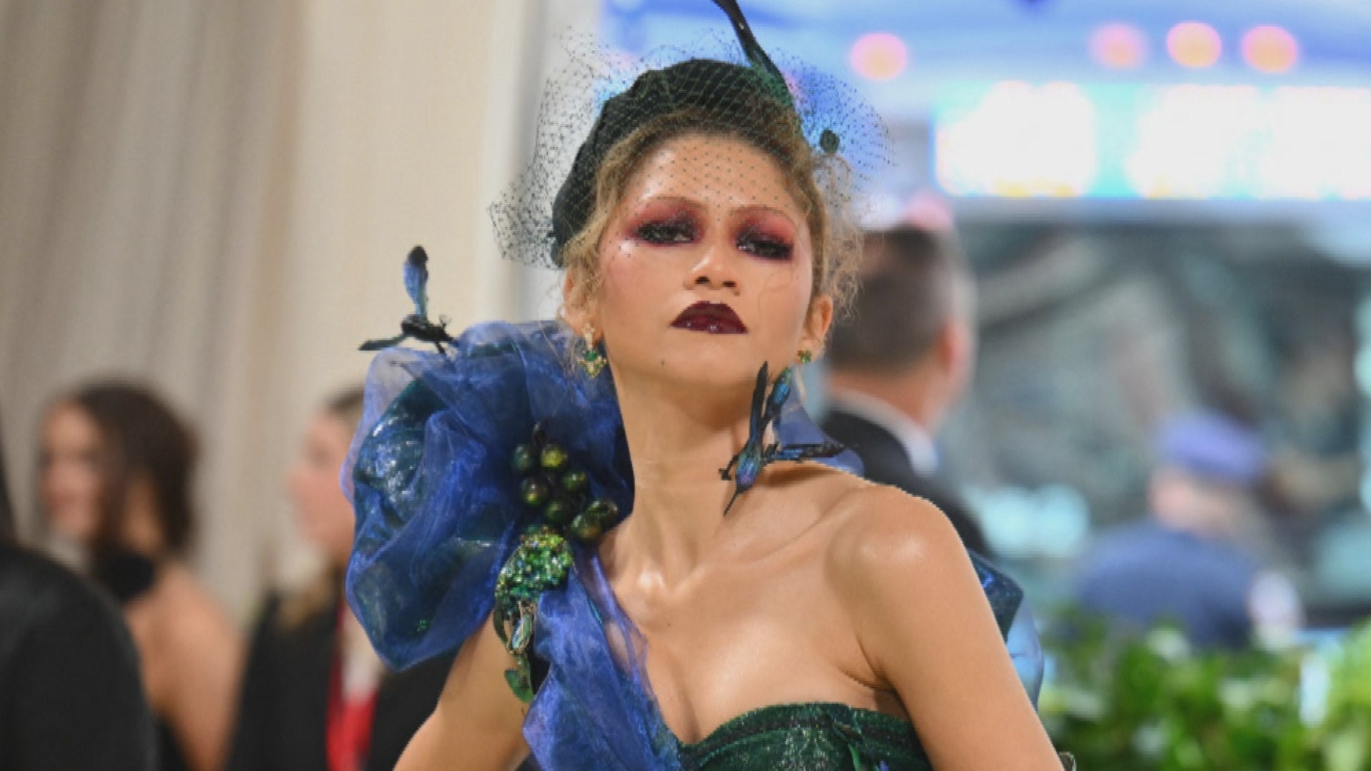 Zendaya Makes Met Gala Crowd Go Wild With Moody Fashion Moment