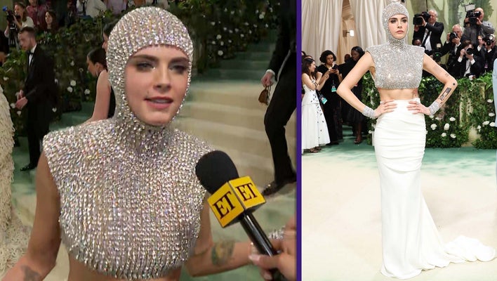 Cara Delevingne Calls Her Diamond-Covered Met Gala Look ‘Joan of Arc Meets Twiggy’ (Exclusive)