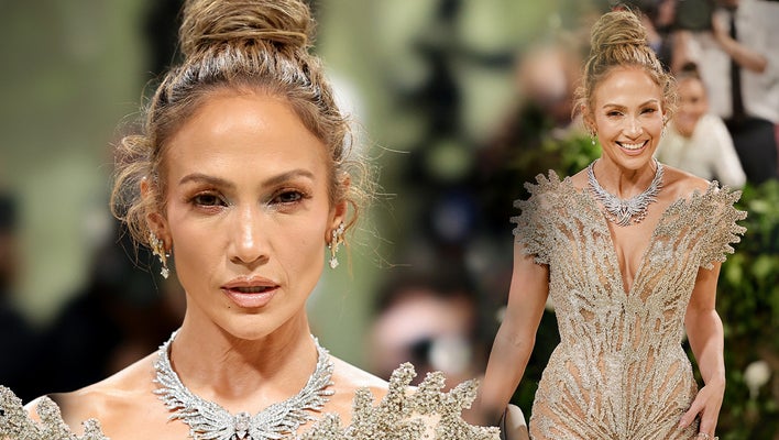 Watch Jennifer Lopez Glitter in Gold as Met Gala 2024 Co-Chair  