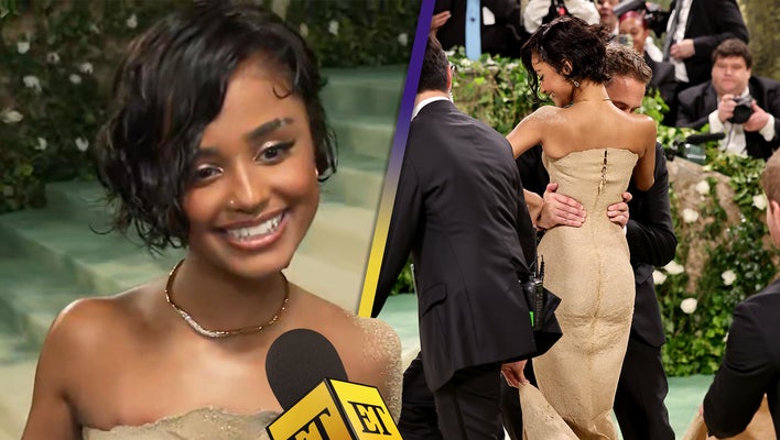 Watch Tyla Get Carried Up the Met Gala Steps By Handlers  